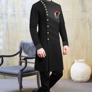 Fabrics Sherwani Stylish Panjabi